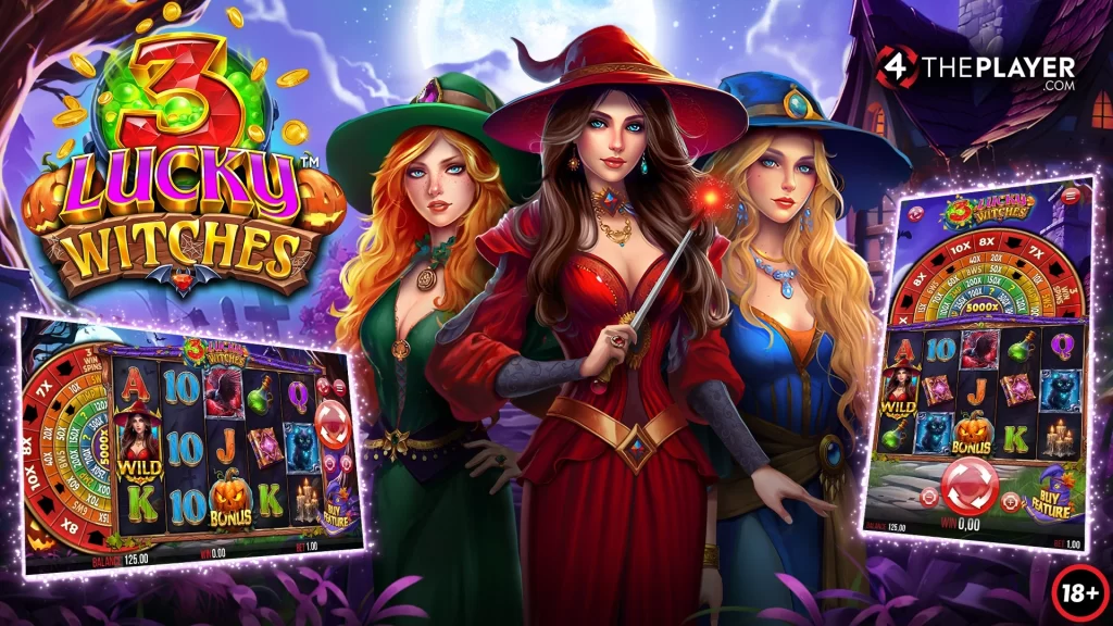 3 Lucky Witches Slots